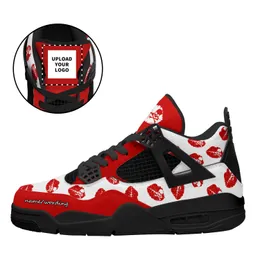 Coolcustomize custom J Valentine fashion 4S new design unisex sports shoes personalized men women lace up leather upper comfort running tennis walking sneaker