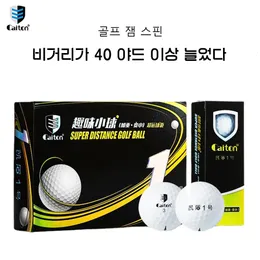 Caiton 12pc Golf Long Distance Ballsenhanced Design High Bounce Beyond 40 Yards Extreme Challenge Fluga ytterligare och mer exakt 240110