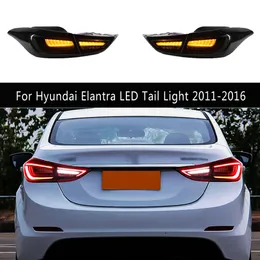 Auto Parts Car 액세서리 Hyundai Elantra LED Tail Light 11-16 브레이크 리버스 러닝 라이트의 스 트리머 회전 신호 표시기