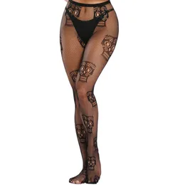 Design Socken für Frauen Sexy Brief Strümpfe Mode Luxurys Atmungsaktive Designer Bein Strumpfhosen Frauen Sexy Spitze Strumpf Gedruckt Hohl Socke Hosen B9JF