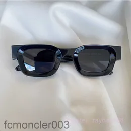 Rhude x Thierry Lasry Rhodeo Street Okulary przeciwsłoneczne Mężczyźni i kobiety Square anty-UV400 Męskie steampunk Premium Solar Solar Szklanki 69 ms