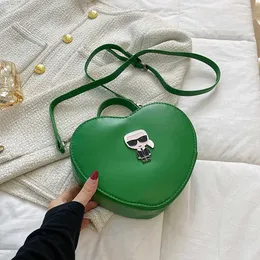 Luksusowy Karl Lager Field Heart Bag Designer Crossbody Torby Kobiety Miłość w kształcie torebki marka marka torba lustrzowa jakość uchwytu torebki na ramię