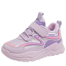 Novos sapatos esportivos das crianças 2024 nova primavera premium macio plutônio sapatos de couro da menina plana antiderrapante meninos sapatos moda sapatos casuais
