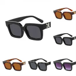 Sunglasses Fashion Off w Luxury Cool Style Classic Thick Plate Black Square Frame Eyewear Glasses Man Eyeglasses Bz2g