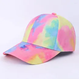 Bonés de bola confortável tie-dye beisebol para homens e mulheres graffiti outdoor sunshade boné sunblock chapéu