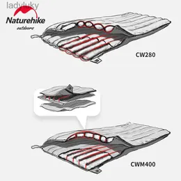Naturehike CW280 Ultralight Goose Down CWM400 Winter Waterproof Camping Quilt Sleeping Bag