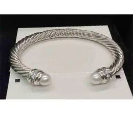 Men Luxury Bangle Designer ed Gold x Double Dy Wire Chain Bracelet Jewelry Designers Bracelets Jewelrys Love Women Sliver Fas9741871