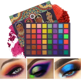 UCANBE 48-114 Farben Lidschatten-Palette mit exotischen Geschmacksrichtungen, gepresster Glitzer, Schimmer, mattierter Lidschatten, Neon-Metallic-Make-up-Kosmetik 240110