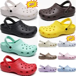 2024 Sandals Shoes Clog Sandal for Men Women Outdoors Shoes White Black Pink Blue Green Brown Yellow Indoors Shoes C8-M11 Shipping Free