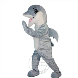 Halloween super bonito bonito golfinho mascote traje para festa personagem dos desenhos animados mascote venda frete grátis suporte personalização