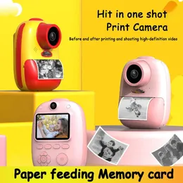 Accessori Fotocamera istantanea per bambini per videocamera digitale con stampa mini Fotocamera economica per regalo di compleanno ad alta risoluzione con stampa