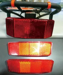Bicycle Lights Rear Light Battery Type Rack Tail Safety Caution Warning Reflector Disc Panier Reflective Bike4739488