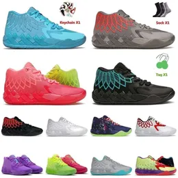 농구 OG 신발 1 디자이너 Lamelo Ball Basketball Shoes MB.01 Big Size 12 Rock Ridge Rick Morty Queen City Black Men Tennis