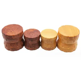 Newest Wooden Grinder Wood Matel Herb Grinders Smoking 2 Type 52mm 4 Layers