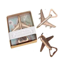 Openers 2 Style Airplane Bottle Opener Antique Plane Shape Wedding Gift Party Favors Kitchen Aluminum Alloy Beer Perfect Travel Drop Dhcsl