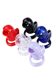 Novo design Stealth Lock Cock CagePenis SleevePlastic lockable Masculino Chastity Device com com 3 tamanhos Penis RingsAdult Games Sex 3925409