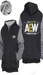 Мужские хлопковые толстовки, зимние брендовые All Elite Wrestling Aew, мужские толстовки большего размера Homme Shubuzhi, толстая толстовка8915092