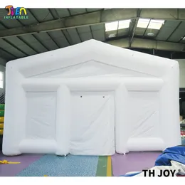 야외 활동 10x6x4m 거대한 풍선 웨딩 텐트 야외 휴대용 흰색 천막