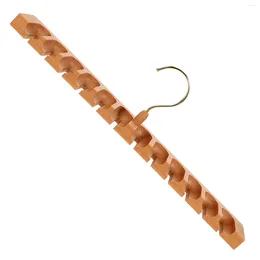 شماعات خزانة Beech Beech Belt Storage Artifact Tie Tand Bow Home Organization (Log Color) Man Bridge for Men Wooden Holder