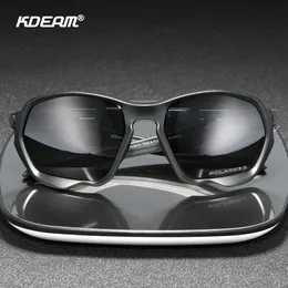 Sonnenbrille Kdeam Tadellos abgestimmte Form Herren-Sonnenbrille Polarisierte Fahrrad-Sonnenbrille Tr90-Material Ergonomisches Design Bügel