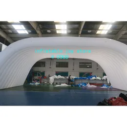 outdoor activities 12x6x5mH customized giant inflatable stage cover marquee concert dome tent for events