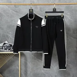 2024new roupas esportivas masculinas e femininas terno designer roupas esportivas jogging roupas esportivas casuais de manga comprida 2 peças roupas de rua com zíper jaqueta tamanho M-3xl