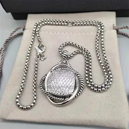 Box-Kette Designer-Luxus-Halsketten Ys-Halskette mit Anhänger aus vollständig kubischem Zirkonia Iced Out verschlungene Schleifen Design personalisiert für Damen Schmuckzubehör