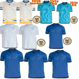 2023 24 Cruzeiro WILLIAM Mens Soccer Jerseys MACHADO W.RIBEIRO M.VITAL Home Away 3rd Football Shirts Aldult short sleeve Uniforms