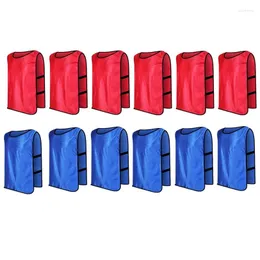 Yoga Outfit 12 Pack Dodgeball Jogo Coletes Futebol Prática Jerseys Colete de Treinamento para Playground Indoor Outdoor