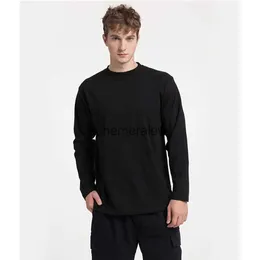Herren-T-Shirts Neues Langarm-T-Shirt für Männer Herbstmode Baumwolle Einfarbige T-Shirts Gemütliches Streetwear-Herren-T-Shirt 5XL Baggy Korean Trendyephemeralew