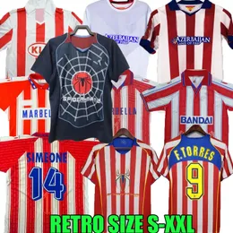 1994 95 96 97 2004 05 2013 14 19 20 21 Madrids Retro Soccer Jersey F.Torres Simeone Kun Aguero Koke Suarez Diego Costa Forlan Arda Atletico Classic Football Shirt