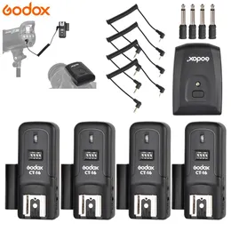 Parti Godox Ct16 16 canali Wireless Radio Studio Flash Trigger Trasmettitore + Set ricevitore per Canon Nikon Pentax Olympus