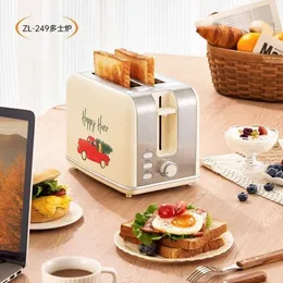 American zoran retro casa máquina de pão, sanduíche café da manhã, pequeno motorista torradeira totalmente automático, torradeira aquecimento