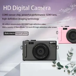 Tillbehör 2022 Helt ny uppgraderad 48 miljoner Student HD Digital Camera 3.0 -tums HD stor skärmfotofilterkamera