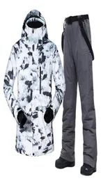 Giacche da sci Grote Maat Heren Skipak30 Temperatuur Waterdicht Warm Winter Alpinisme Sneeuw Snowboard Jassen En Broek Set3537056