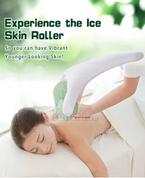 Новое поступление охлаждающий ледяной ролик Derma Roller для массажа лица и тела, подтяжка кожи лица, удаление морщин, ледяное колесо Derma Roller5889638