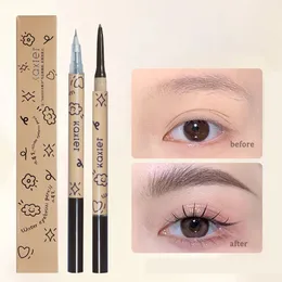 Water Eyeliner Oogschaduw Gel Pen Doublehead Vloeistof Liggen Zijderups Matte Blijvende Ultrafijne Wimperpotlood Make-Up 240111