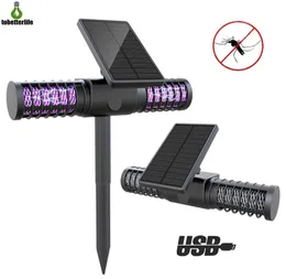 Lampada solare antizanzare Lampada antizanzare esterna USB Assassino di insetti Impermeabile UV Fly LED Trappola per zanzare6045830