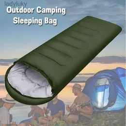 Sacos de dormir para acampamento, saco de dormir portátil, viagem ao ar livre, caminhadas, tipo envelope quente, colcha ou tapete para dormir confortável KS-SD003L240111