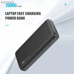 Mobiltelefon Power Banks New 20000MAH PD 60W Fast Charging Power Bank Type C Two Way Quick Charge Portable PowerBank för Laptop Mobile Phonel240111