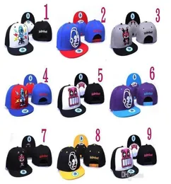 01whole 10pcslot mode hip hop hatt booger barn kidrobot coke pojkar snapback hattar caps fuckdown swagg cap1236603