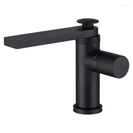 صنبور بالوعة الحمام EST FASHING BRASS FAUCET Black/Chrome Basin Mixer TAP HIAR