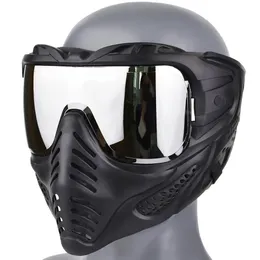 Goggles Tactical Full Face Mask with Micro Fan Antifog antifog اطلاق النار على أقنعة القتال العسكرية