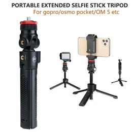 Trépieds extensibles pour SmartPhone Gopro Vlog, bâton Portable pour Gopro Hero 10 9 Black Osmo Action 2, caméra OSMO pocket 2