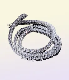 Теннисные цепочки, ожерелья, модные золотые, серебряные ожерелья в стиле хип-хоп, роскошные мужские и женские 3 мм блестящие циркониевые ожерелья s2102858