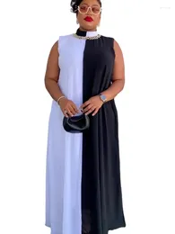 Roupas étnicas Africano Maxi Vestidos para Mulheres 2024 Plus Size Festa de Noite Vestido Longo África Elegante Kaftan Muçulmano Chiffon