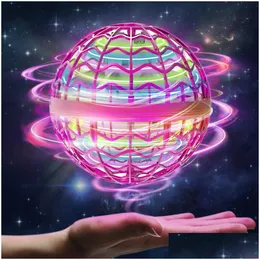 Magic Balls Den ursprungliga Flying Ball Spinner Boomerang Flyorb med LED -lampor Drone Hover Fly Toys Kids Christmas Gifts RC Helicopte DHMLT