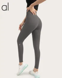 AL-0046 Mulheres Cintura Alta Elástica Calças de Yoga Pêssego Hip Calças Justas Calças de Fitness Mulheres Secagem Rápida Correndo Yoga Leggings