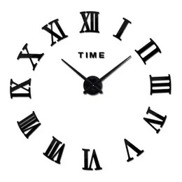 Promotion 2020 Neue DIY Wall Clock Home Decor Große Roman Mirror Mode Moderne Quarzuhren Wohnzimmer Uhr 247W