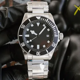 새로운 럭셔리 남성 자동 기계식 시계 43mm 블랙, 블루 및 레드 다이얼 스테인리스 스틸 스트랩 Montre de Luxe 01